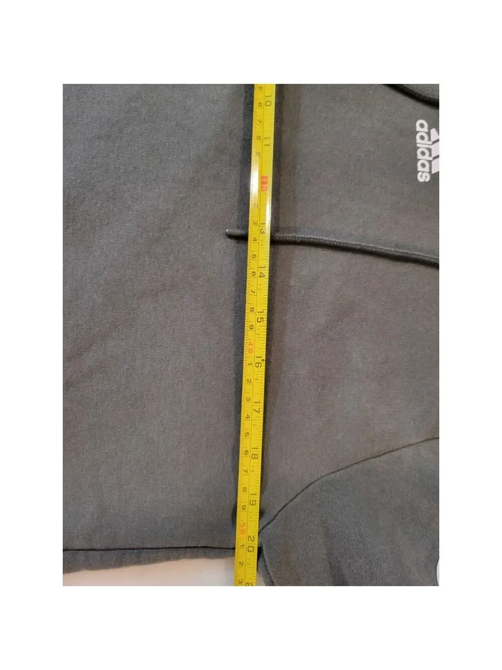 Adidas Boys Gray Hoodie Medium